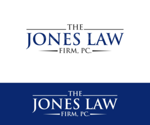 Logo Design by Sarah Graphic for The Jones Law Firm, PC | Design: #7421065