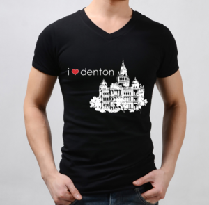 Vectorize Building overlayed on Logo for front of tshirt | Diseño de Camiseta por Sophie DL