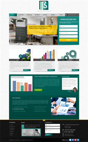 Wordpress Design by the-lion-king for Betasoft | Design: #1871653