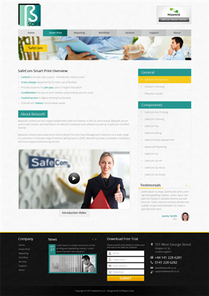 Wordpress Design by the-lion-king for Betasoft | Design: #1888022