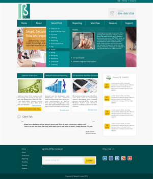 Wordpress Design by Shunil for Betasoft | Design: #1883604
