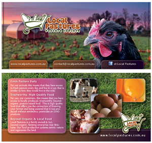 Diseño de Flyer por bluebrush para Local Pastures | Diseño: #1881852