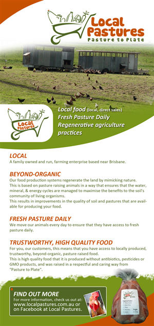 Diseño de Flyer por uk para Local Pastures | Diseño: #1899064