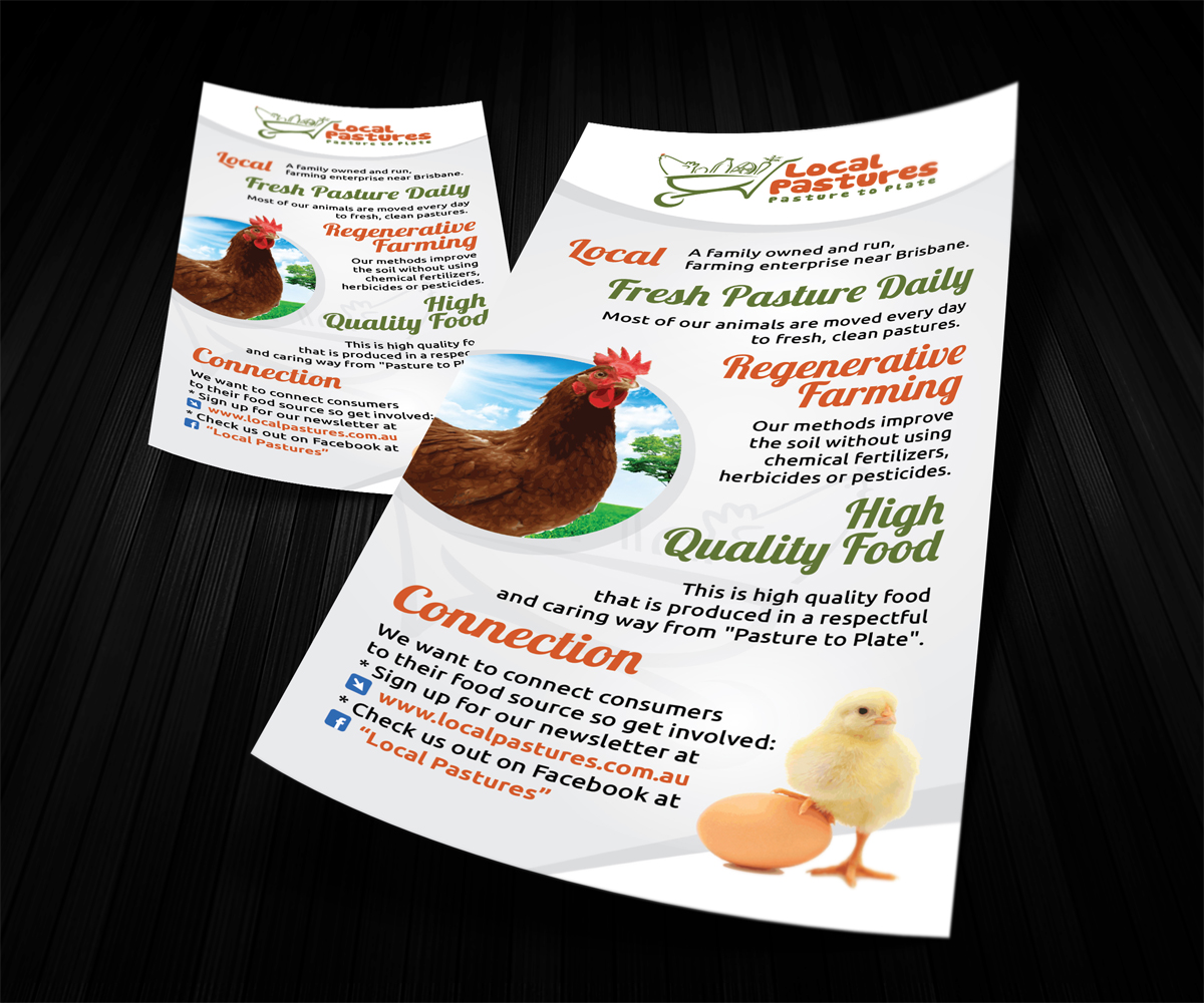 Flyer Design by emin for Local Pastures | Design #1877805