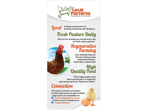 Diseño de Flyer por emin para Local Pastures | Diseño: #1883127