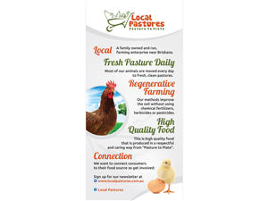 Diseño de Flyer por emin para Local Pastures | Diseño: #1883603
