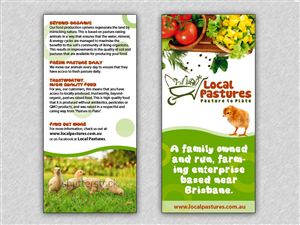 Diseño de Flyer por Alaya para Local Pastures | Diseño: #1868246