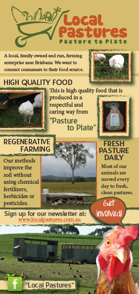 Flyer-Design von LoveNationDesigns für Local Pastures | Design #1907224