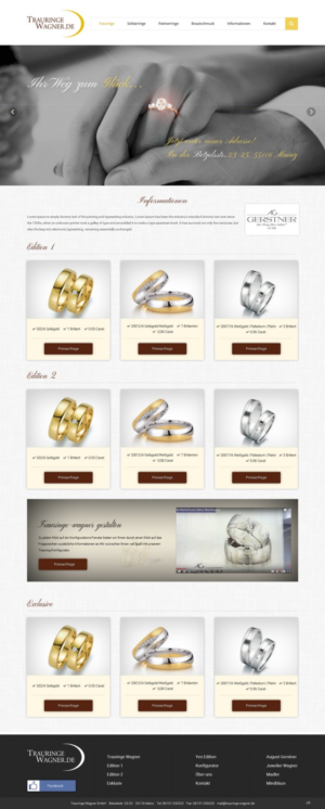 Web Design par pb pour ce projet | Design : #7402055