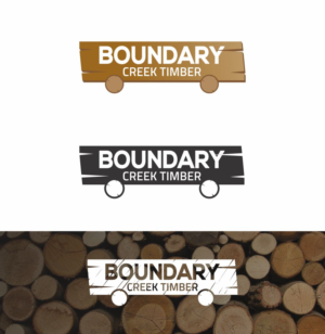 Logo Design by J Mahesh for Boundary Creek Timber & Transport | Design: #7418651