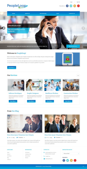 Web Design by pb for this project | Design: #7409290