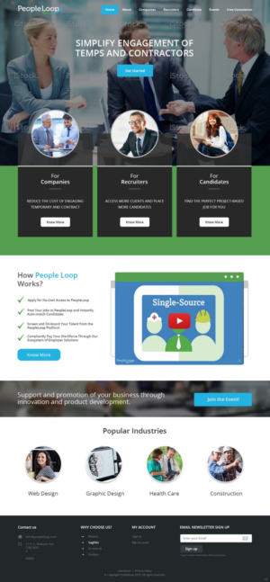 Web Design by pb for this project | Design: #7409293