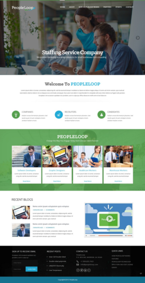Web Design by pb for this project | Design: #7423108