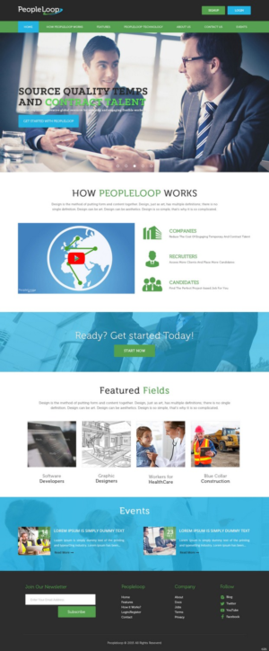 Web Design by pb for this project | Design: #7423115