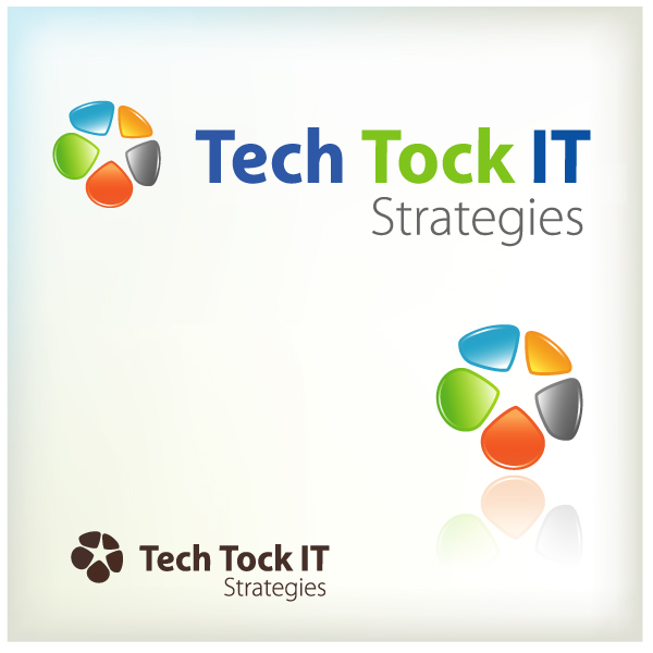 Logo Design by mouallem zoheir for Tech Tock IT Strategies | Design #12442