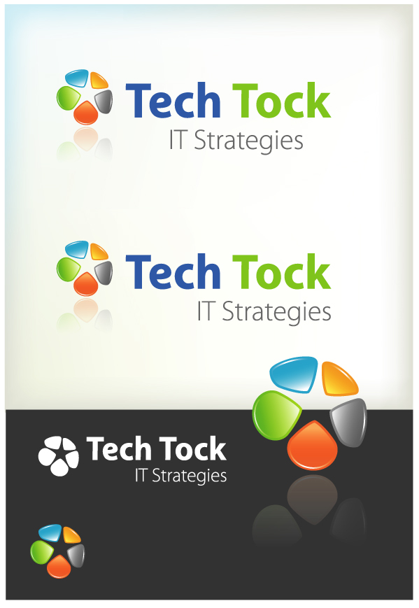 Logo Design by mouallem zoheir for Tech Tock IT Strategies | Design #12448