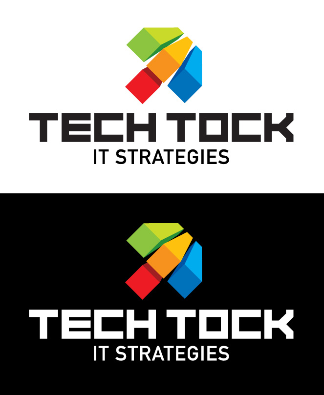 Logo Design by FireSide Design for Tech Tock IT Strategies | Design #13057