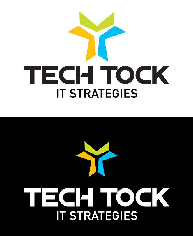 Logo Design by FireSide Design for Tech Tock IT Strategies | Design #13058