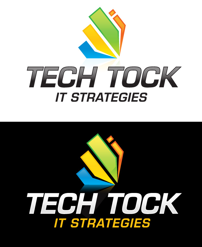 Logo Design by FireSide Design for Tech Tock IT Strategies | Design #13060