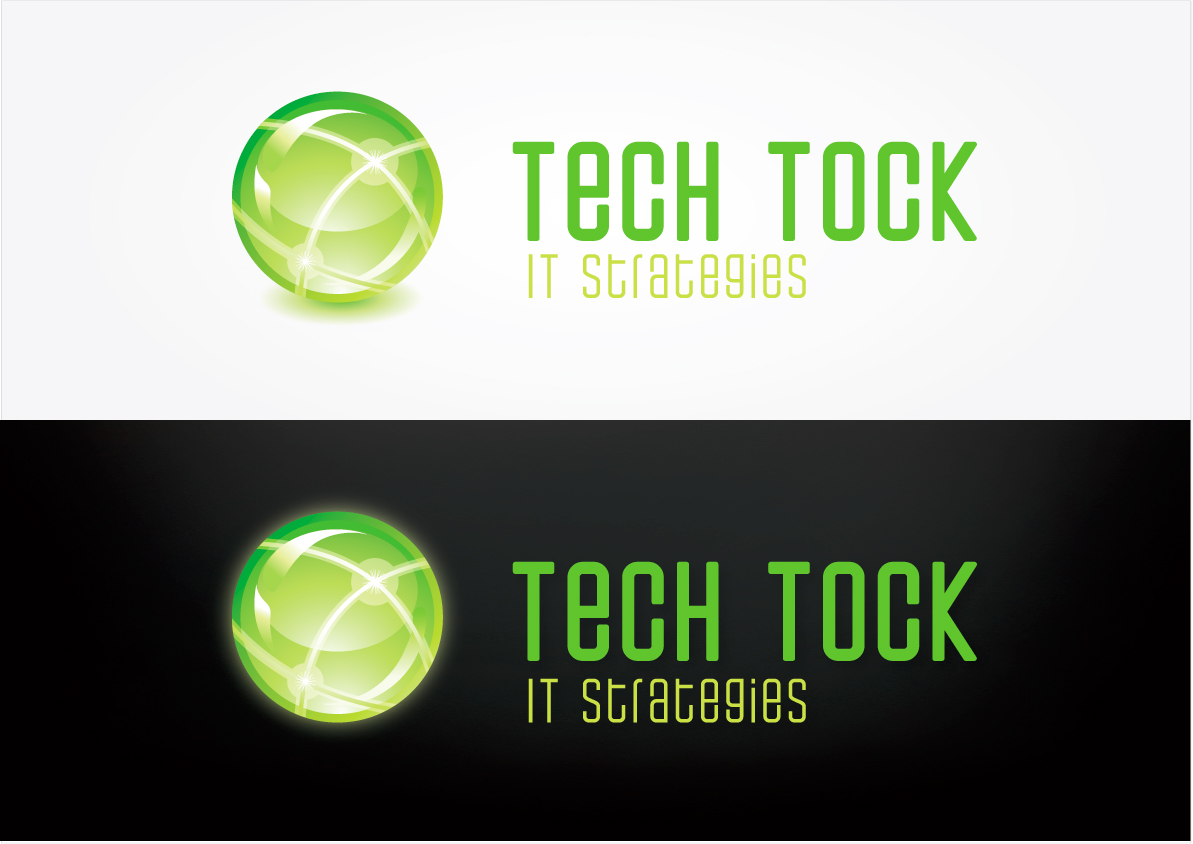 Logo Design by PC Design for Tech Tock IT Strategies | Design #12332