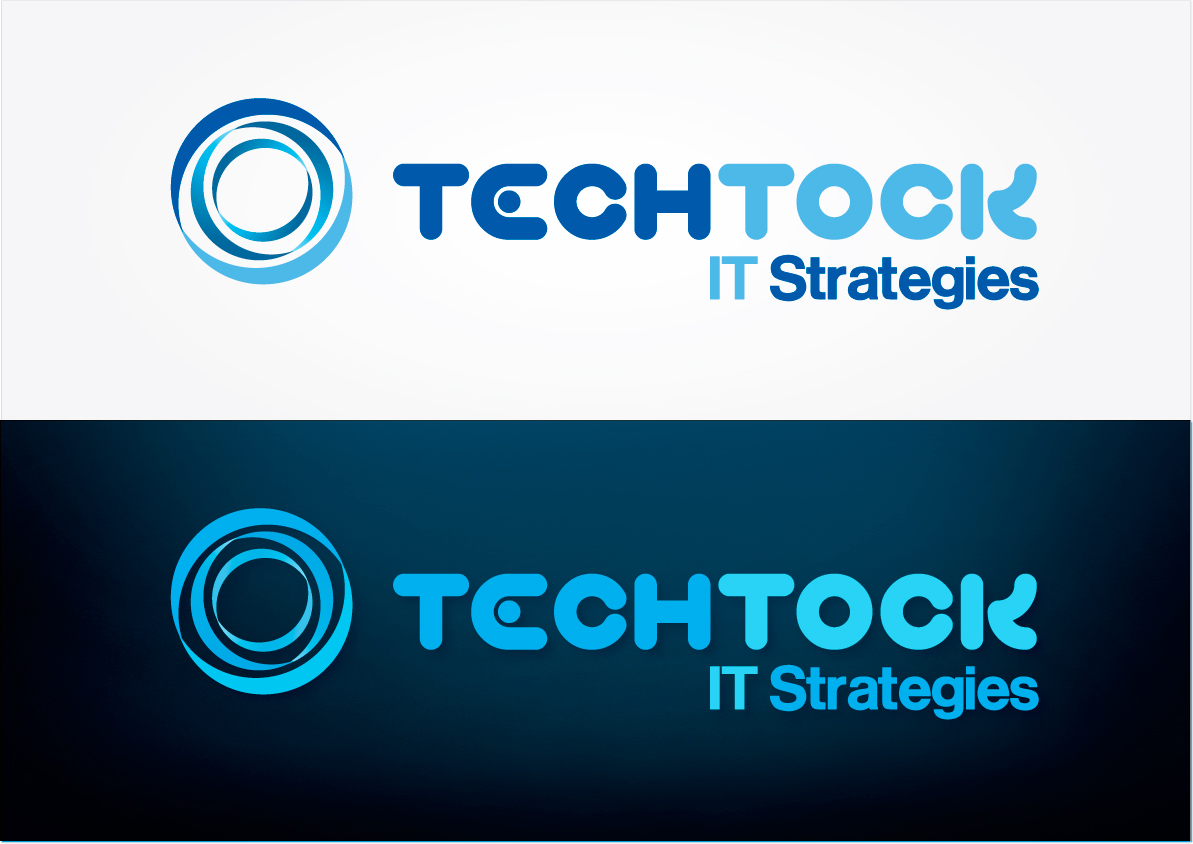 Logo Design by PC Design for Tech Tock IT Strategies | Design #12548