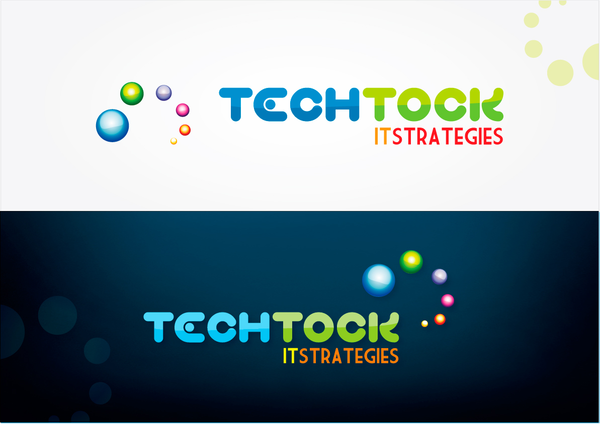 Logo Design by PC Design for Tech Tock IT Strategies | Design #12549