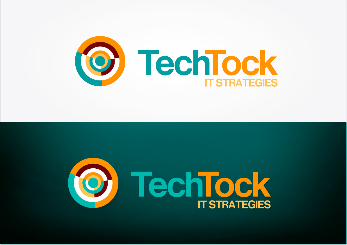 Logo Design by PC Design for Tech Tock IT Strategies | Design #12550