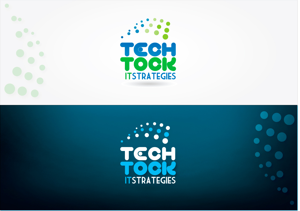 Logo Design by PC Design for Tech Tock IT Strategies | Design #12552
