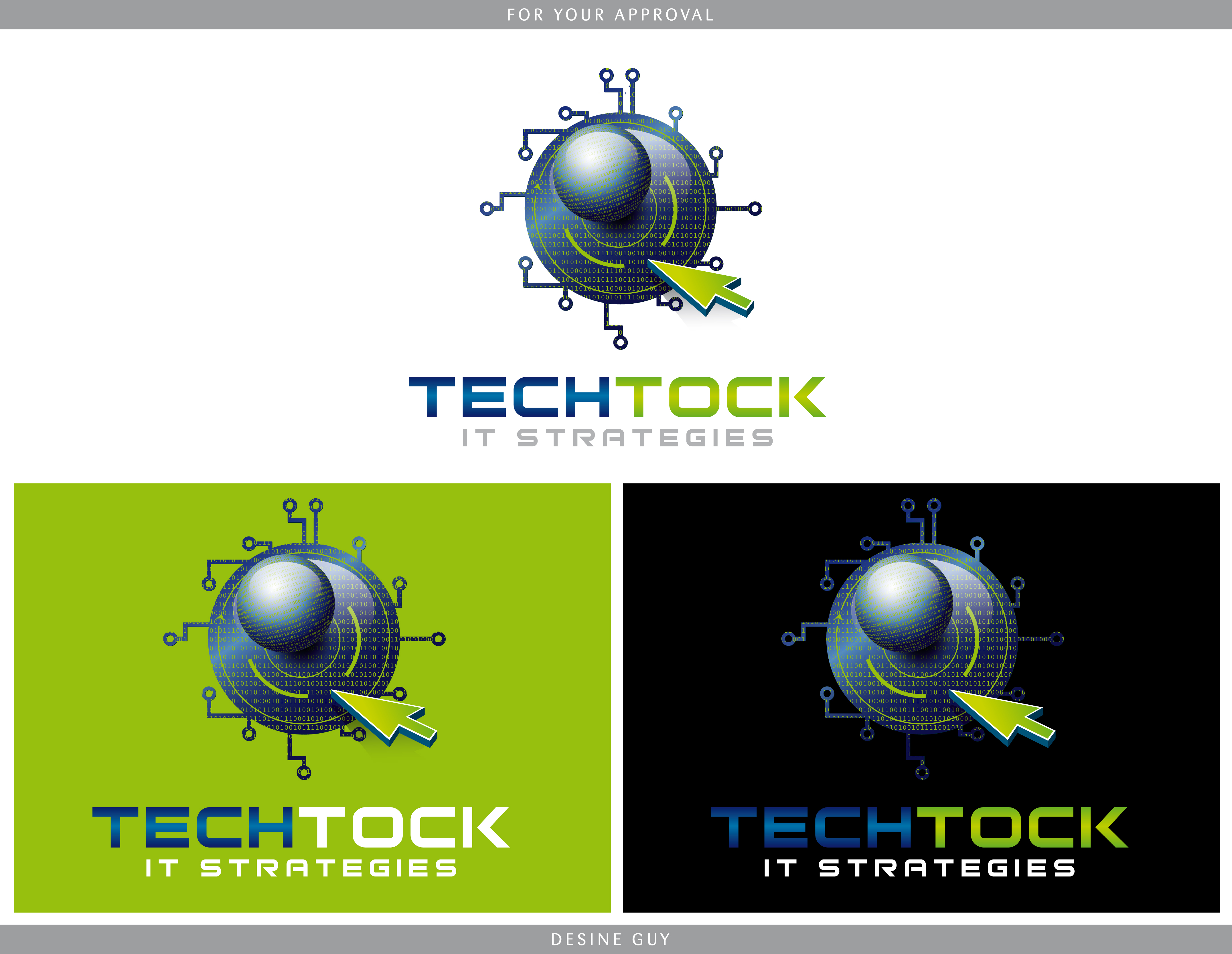 Logo-Design von S.R.Graphic Design für Tech Tock IT Strategies | Design #12395