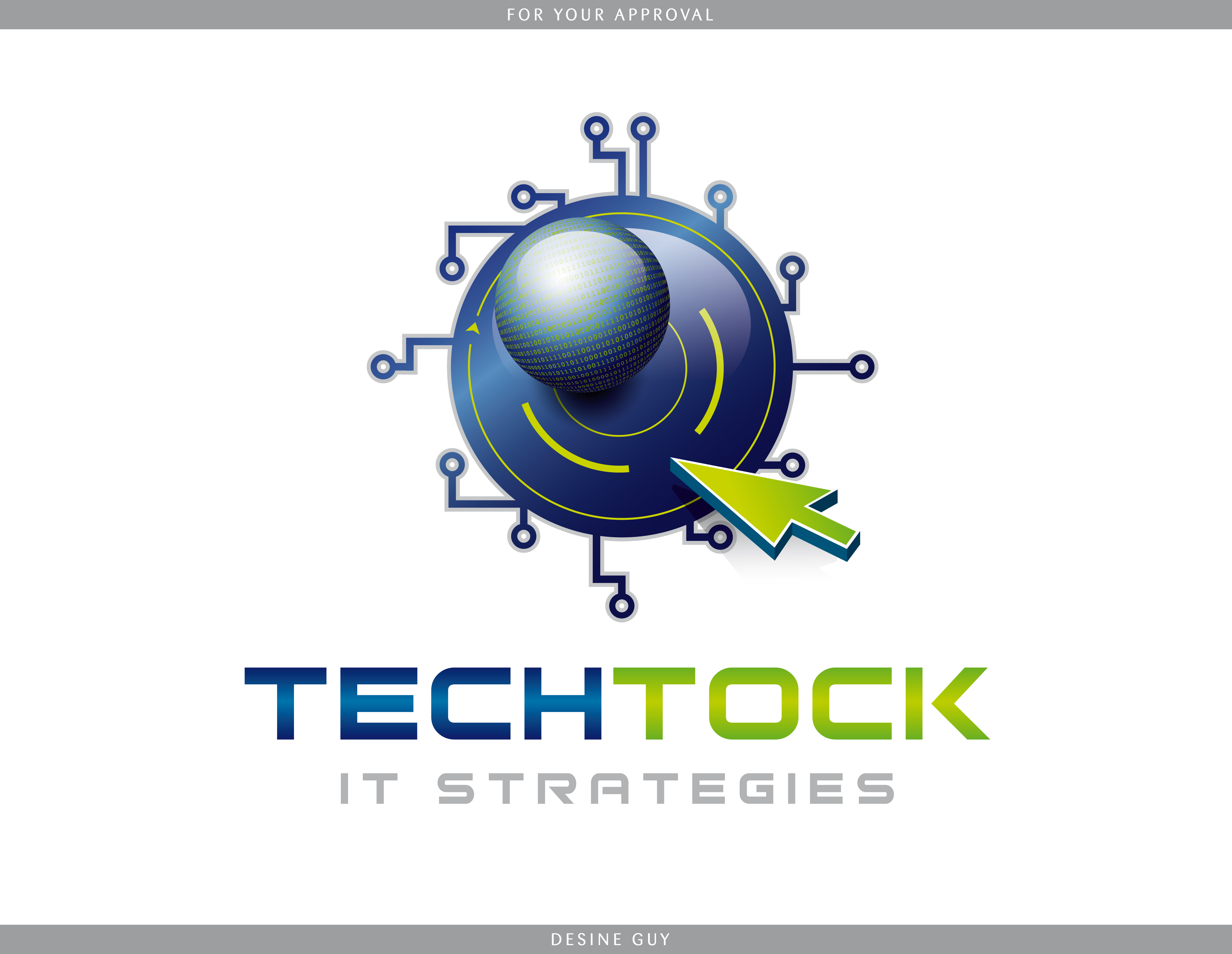 Logo Design by S.R.Graphic Design for Tech Tock IT Strategies | Design #12458