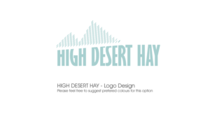Logo Design by Bianca Liebenberg for High Desert Hay | Design: #7500766