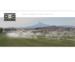 Logo Design by Lums Designer for High Desert Hay | Design: #7495422