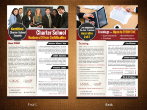 Diseño de Flyer por debdesign para Charter School Success, LLC | Diseño: #7591059