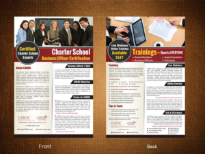 Diseño de Flyer por debdesign para Charter School Success, LLC | Diseño: #7602025