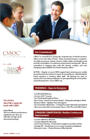 Diseño de Flyer por CreativeKlub para Charter School Success, LLC | Diseño: #7427940