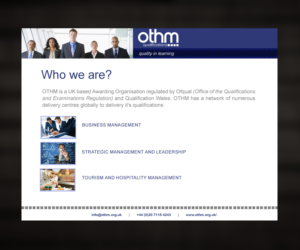 Design de Papeterie par Designer Destiny pour THE ORGANISATION FOR TOURISM & HOSPITALITY MANAGEMENT | Design : #7420089