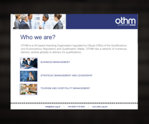 Design de Papeterie par Designer Destiny pour THE ORGANISATION FOR TOURISM & HOSPITALITY MANAGEMENT | Design : #7422090