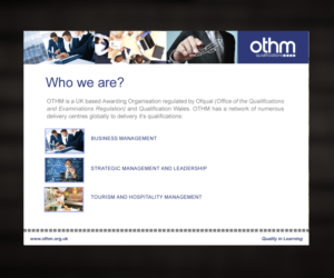 Stationery Design by Designer Destiny for THE ORGANISATION FOR TOURISM & HOSPITALITY MANAGEMENT | Design: #7437464