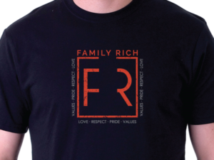 Family Rich, LLC and Clothing line | Design de T-shirt par Tammy Moore