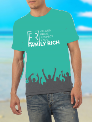 T-shirt Design by josep.w08 for Family Rich, LLC | Design: #7530308