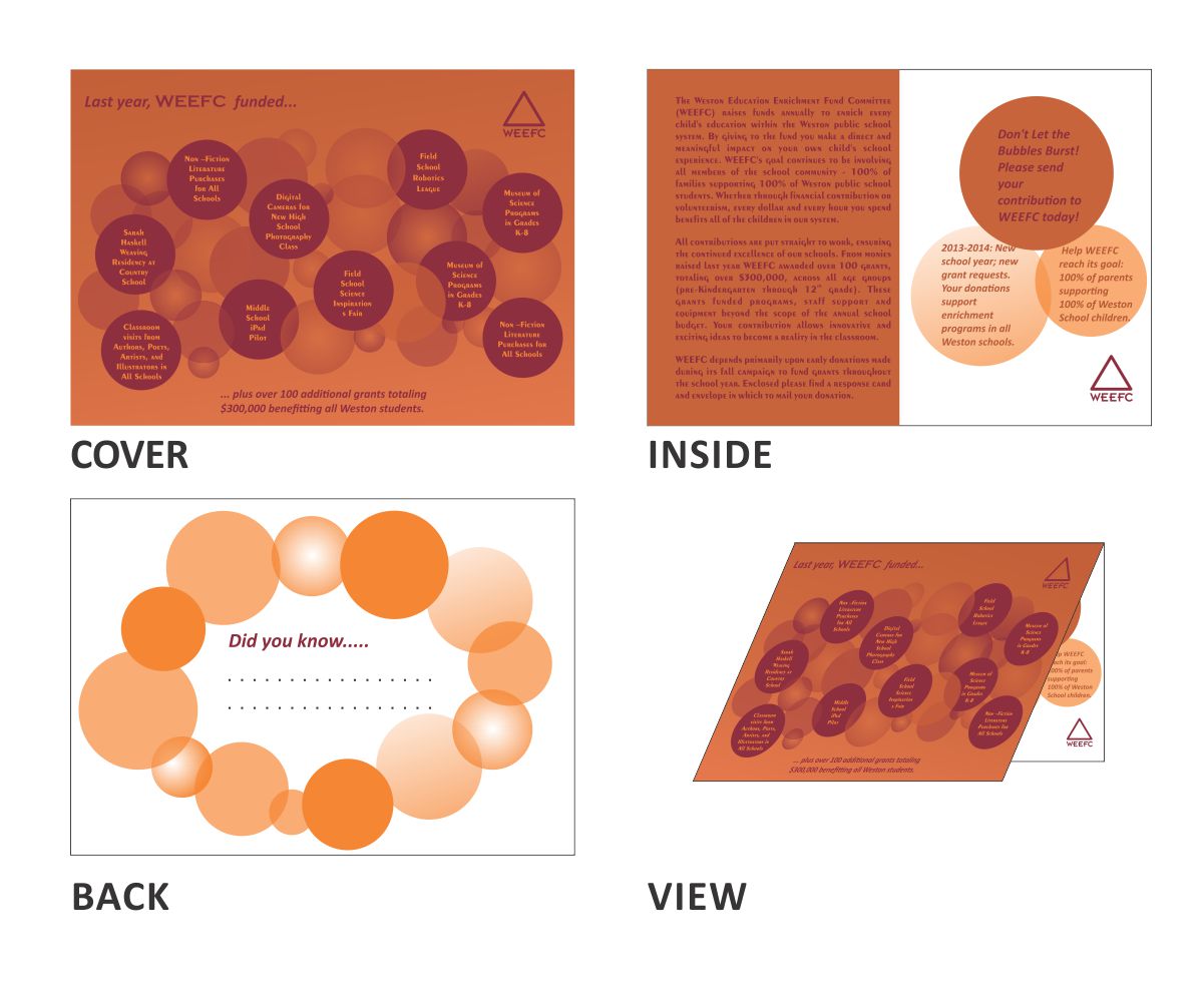 Card Design by Dimensions for Weston Education Enrichment Fund Committee | Design #1913779