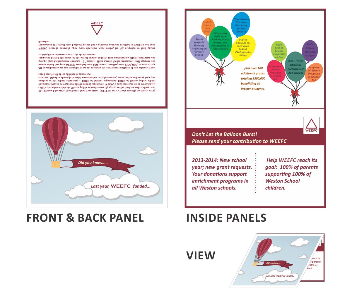 Card Design by Dimensions for Weston Education Enrichment Fund Committee | Design #1917807