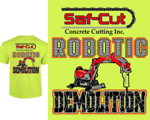 Design de T-shirt par piersols pour Saf-Cut Concrete Cutting Inc. | Design : #7495345