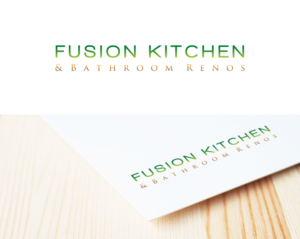 Logo Design by Lesia_Olesia for Fusion Kitchen and Bathroom Renos | Design: #7478201