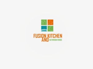 Logo-Design von dii für Fusion Kitchen and Bathroom Renos | Design: #7436656