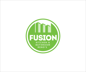 Logo Design by maganalexis for Fusion Kitchen and Bathroom Renos | Design #7410631