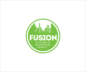 Logo-Design von maganalexis für Fusion Kitchen and Bathroom Renos | Design: #7410635