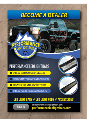 Postcard Design by alex989 for Performance LED's | Design: #7413237