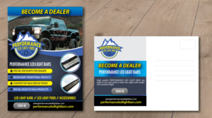 Postcard Design by alex989 for Performance LED's | Design: #7414705