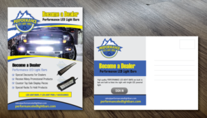 Postcard Design by alex989 for Performance LED's | Design: #7414706